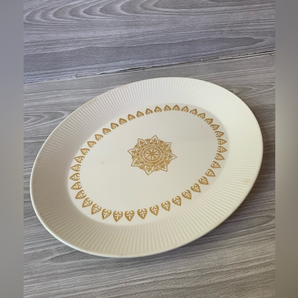 Vintage Sheffield Serenade 13.5" Oval Serving Dish Platter Plate Tray - MCM.